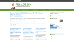 Desktop Screenshot of frugaldad.com