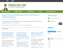 Tablet Screenshot of frugaldad.com